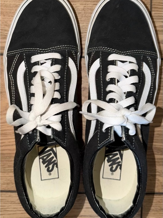 Vans Other - Vans Black and White Low-Top Skate Sneakers